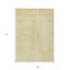 Tapis intérieur / extérieur géométrique lavable 9 pi x 12 pi doré et ivoire