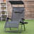 Kalobe Outdoor Metal Chaise Lounge-1441409916