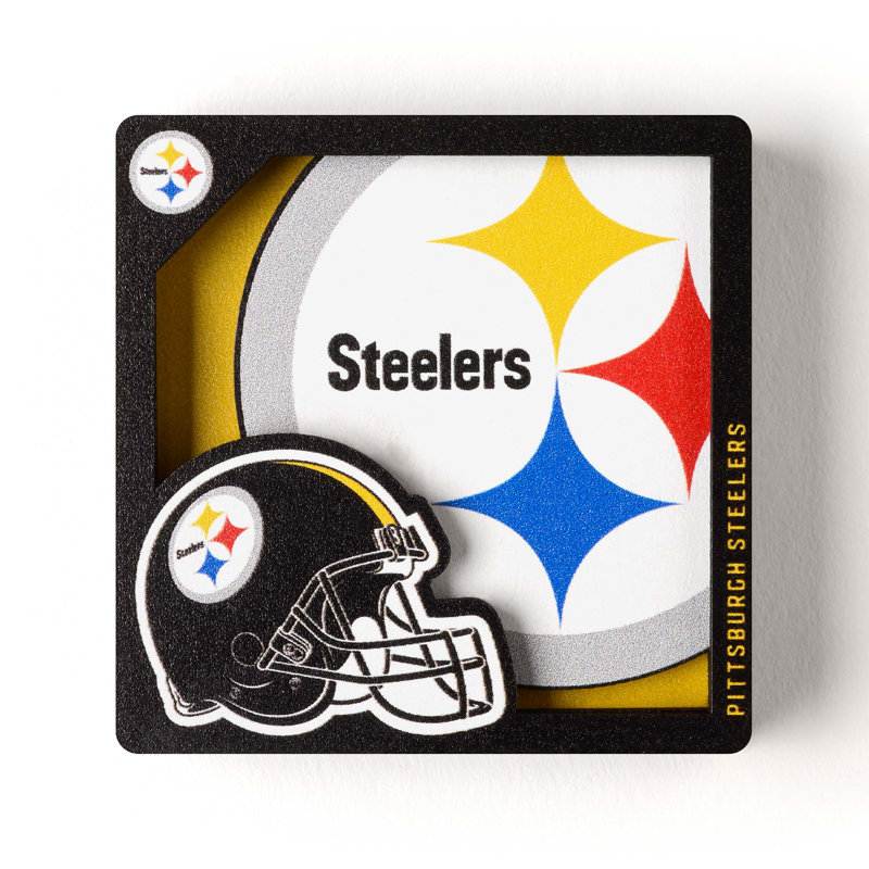 YouTheFan Wood Magnetic & Lettering, Pittsburgh Steelers