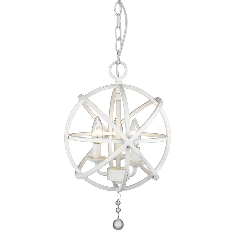 Puma 3 - Light Unique/Statement Pendant, Matte White