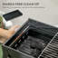 Ebern Portable Charcoal Grill Galvanised Metal, 73 x 31 x 38 cm, Black