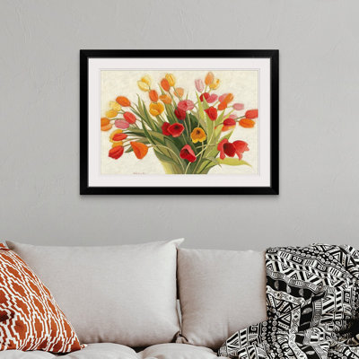 « spring tulipes » par shirley novak, reproduction d’art