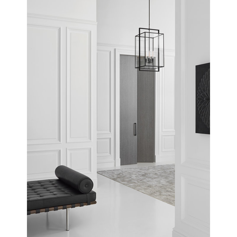 Ian K. Fowler Halle Medium Lantern, Aged Iron