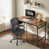 Table brune / noire / chaise noire est en rupture de stock