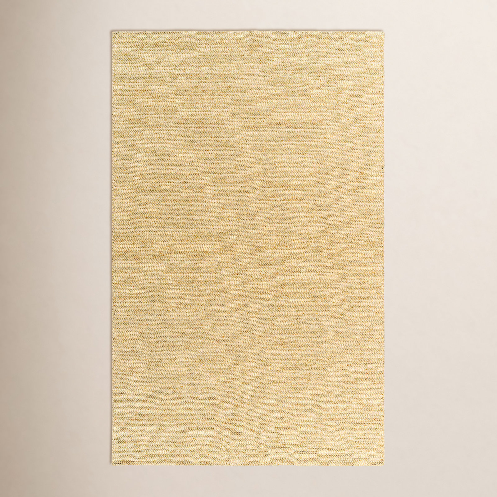 Tex Hand-Woven Yellow Rug, Rectangle 2' x 3'