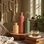 Ceramic Vase Set of 3, Modern Matte Decorative Vases in Neutral Earth Tones, Bottle-Shaped Home Decor for Table, Shelf & Living Room
