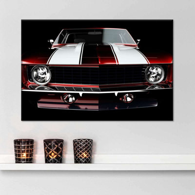 Muscle Car In The Dark sur toile