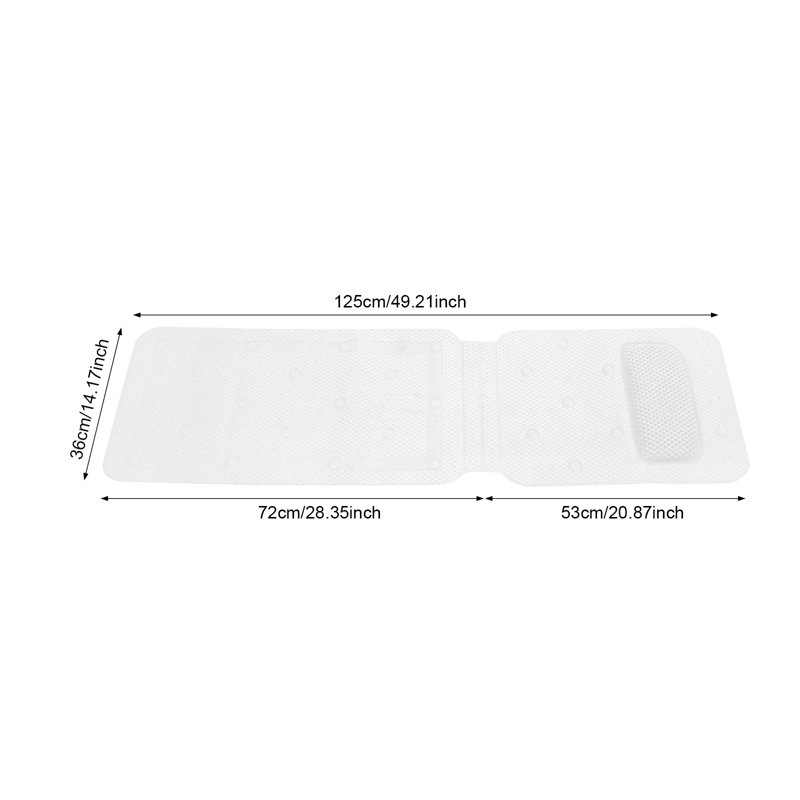 Coussin de bain antidérapant pour coussin de baignoire spa