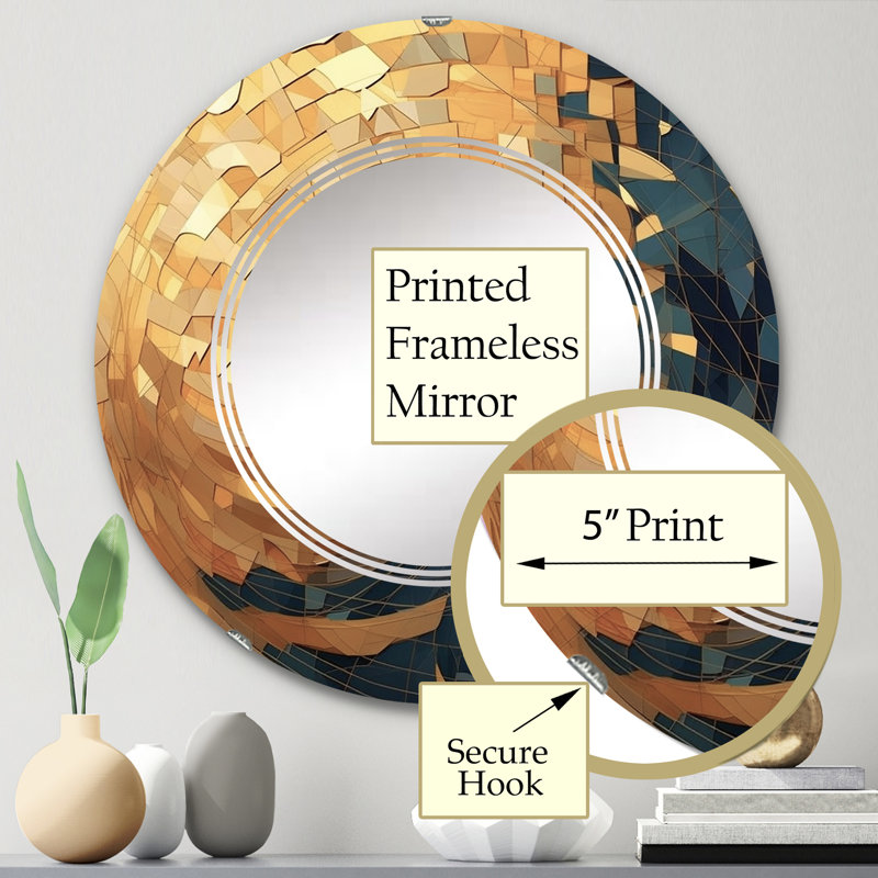 Miroir mural Corvally, 24 po x 24 po