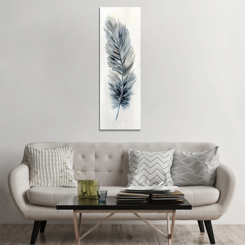 Soft Feather II by Nan - Wrapped Canvas Panoramic Print, 152.4 cm H x 50.8 cm W x 1.91 cm D
