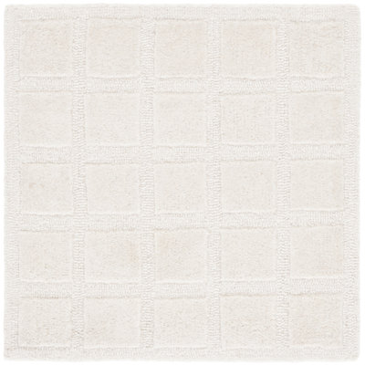 Zyerre Hand Tufted Wool Pile Geometric Rug