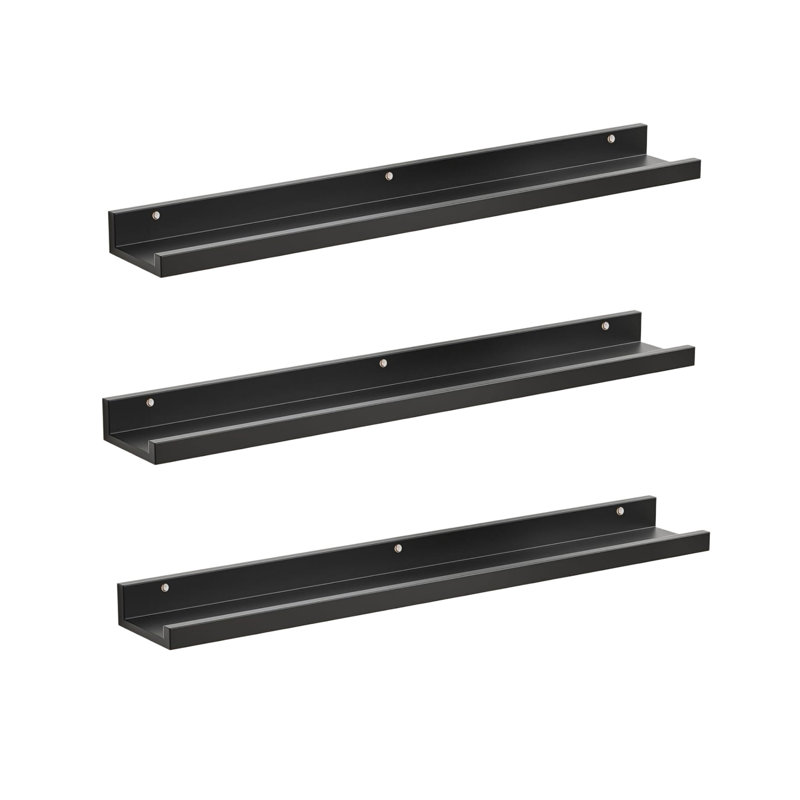 5.08 cm H x 91.44 cm W Floating Shelf Bookcase