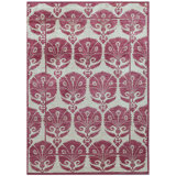 Hand Woven Wool Floral Area Rug