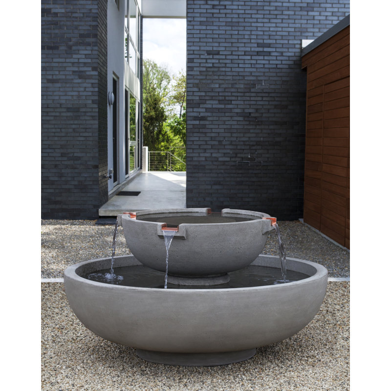 Del Rey Floor Fountain, Alpine Stone