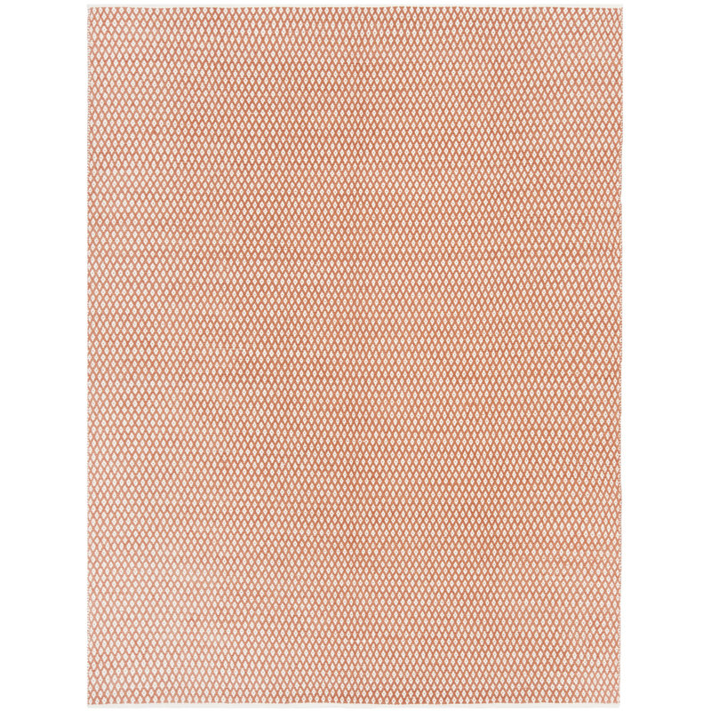 Alpizar Flat Weave Cotton Geometric Rug, Rectangle 8' x 10'