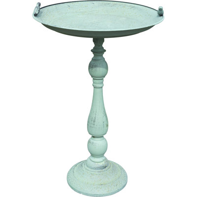 Maymie Metal Birdbath