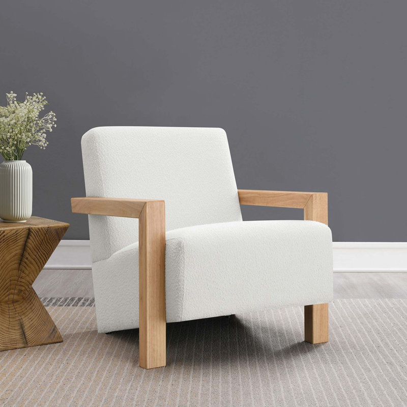 Fauteuil d'appoint rembourré Boucle