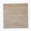 Table de salle à manger 40 x 40 x 29,5 po carrée crème avec base piédestal