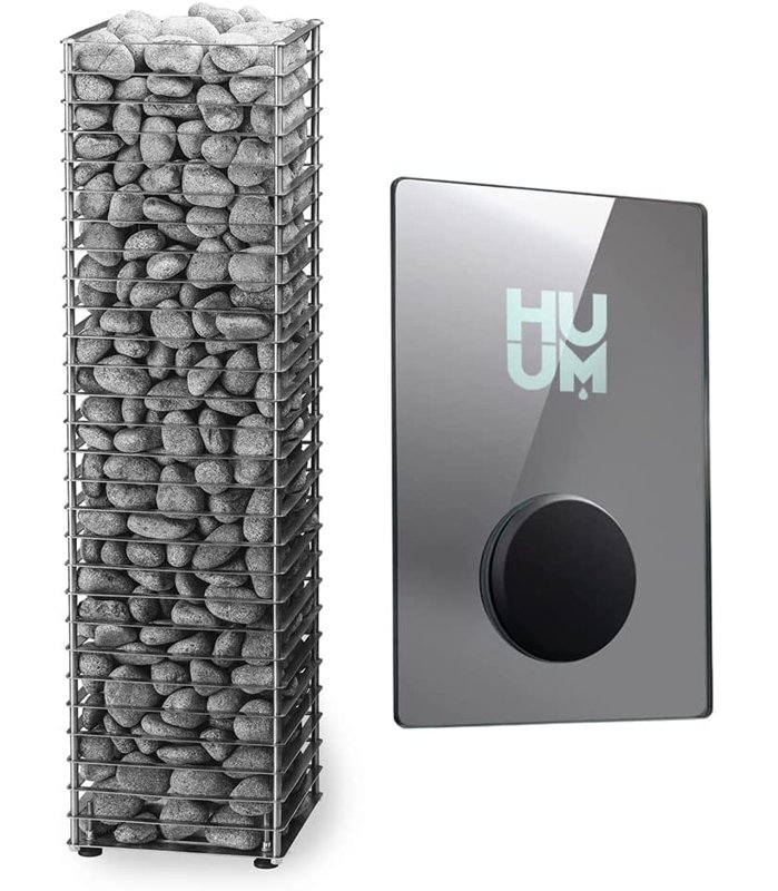 HUUM Stainless Steel Water Resistant Heater, Silver