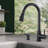 Single Handle Deck-mount Pull-down Kitchen Faucet with Sprayer-49318299-49332500