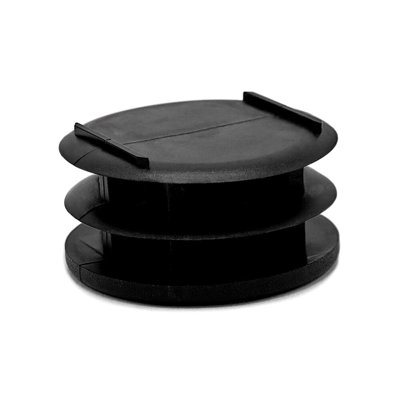 Outwater Plastic 1-1/2" Dia. Round Insert End Caps For Tubing, Finishing Plug For Round Tubing Chair Glide, Floor Protector, Fits Multi Gauge Tubing, USA Made, 20 Pack
