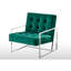 Chaise de bureau en velours 1pc
