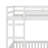 Full Over Full Wood Bunk Bed With Ladder-1367410319