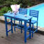 Ensemble de table et chaises de bar extérieur Hdpe, ensemble de chaises de bar Adirondack.
