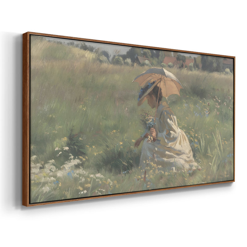 «Landscape Series», reproduction d'art sur toile encadrée, H 17 po x l 33 po, Noyer