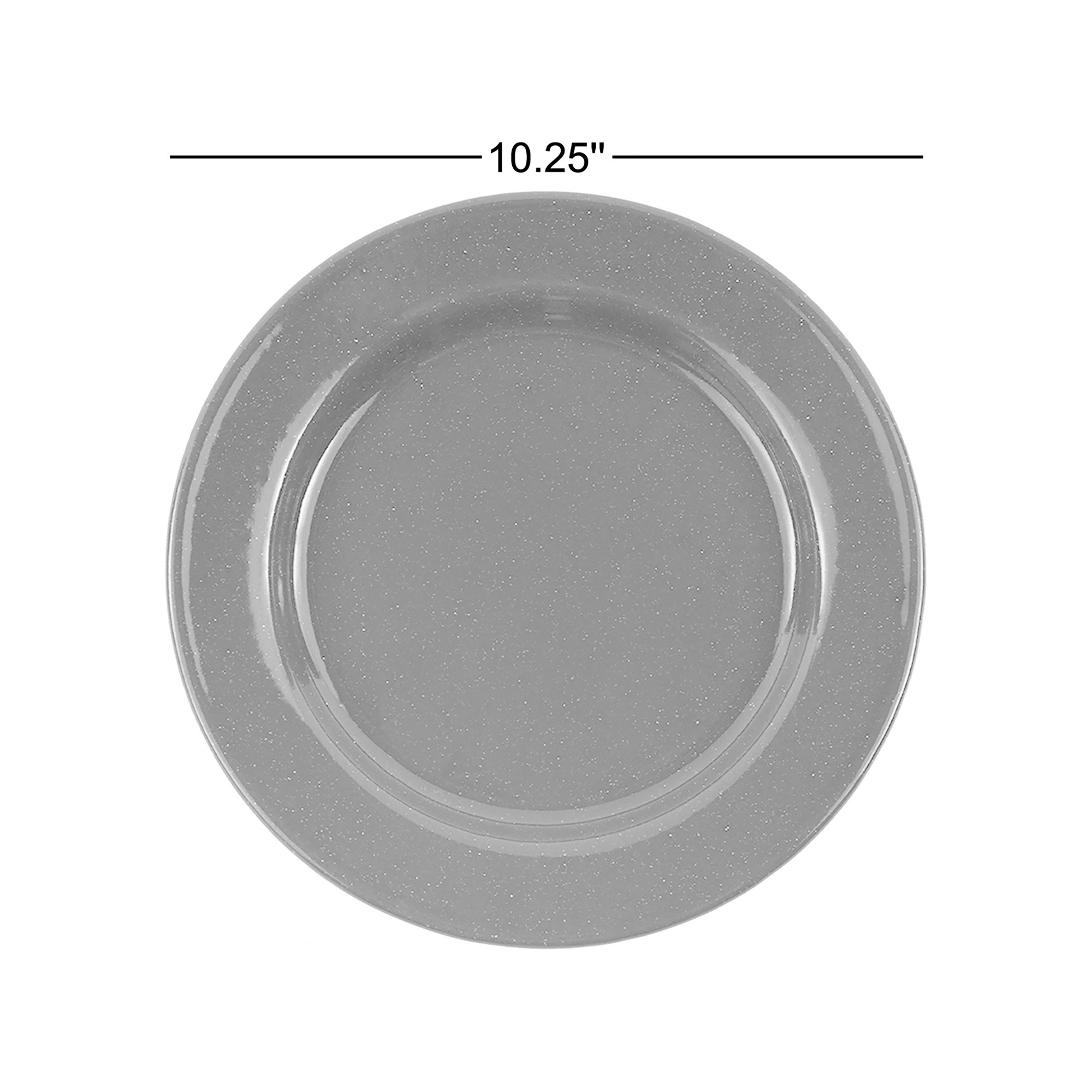 Crow Canyon Enamelware Stinson Dinner Plate, Forest Green