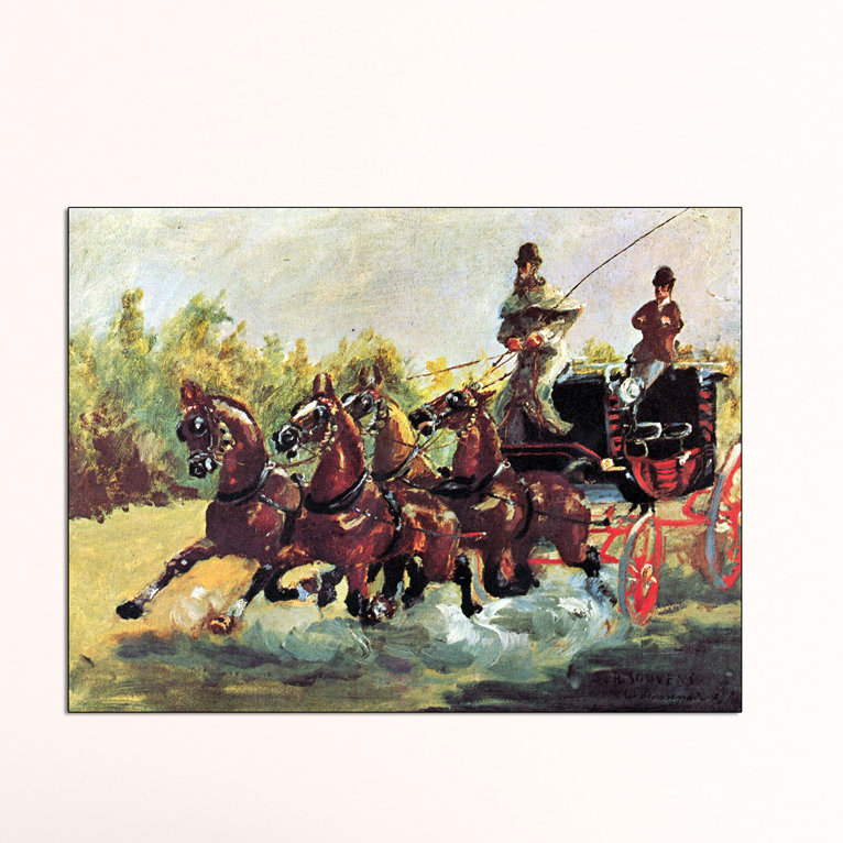 Henri De Toulouse-Lautrec - Wrapped Canvas Painting, 90cm H x 120cm W x 1.8cm D