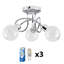 Talhah Glass Semi Flush Mount-28965230