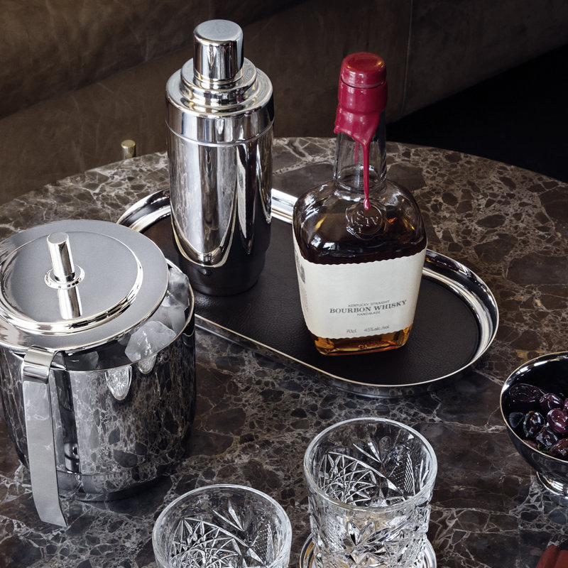 Manhattan Ottoman and Coffee Table Tray