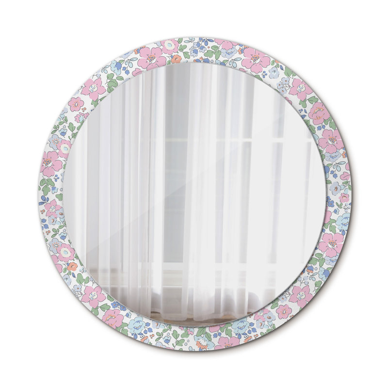 Huldar Glass Flat Wall Mirror, 90cm x 90cm
