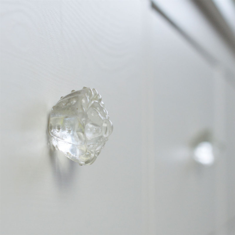 Nicola Spring - Glass Cabinet Knob - Flower