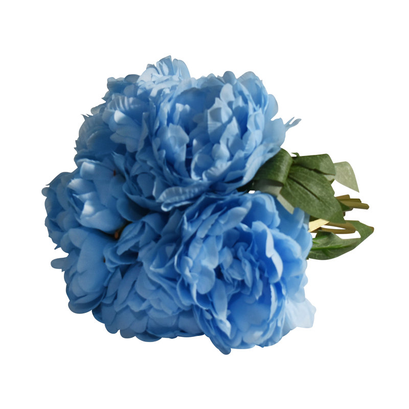 Bouquet de pivoines 11 po 11 po, bleu