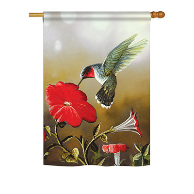 Tello Double Sided 40'' H x 28'' W Polyester Garden Flag