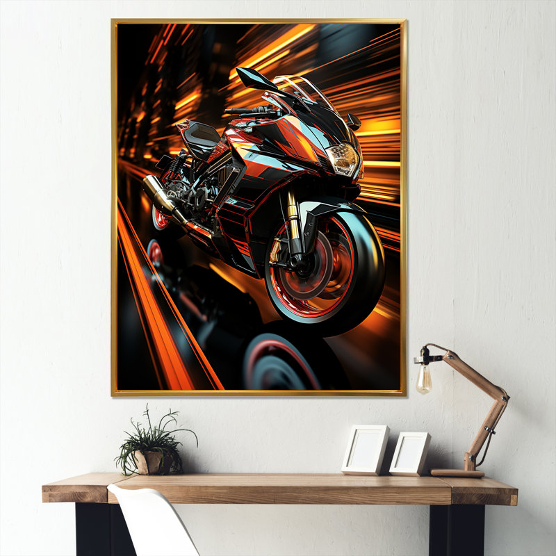 Velocity Speed Bike Fury IV, Cadre flottant doré, H 32 po x l 24 po