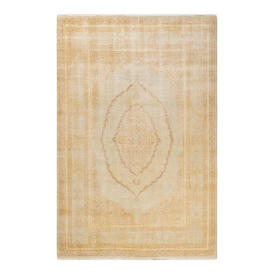 Keller One-of-a-Kind 6' 2" X 9' 3" 2000s Wool Area Rug in Ivory
