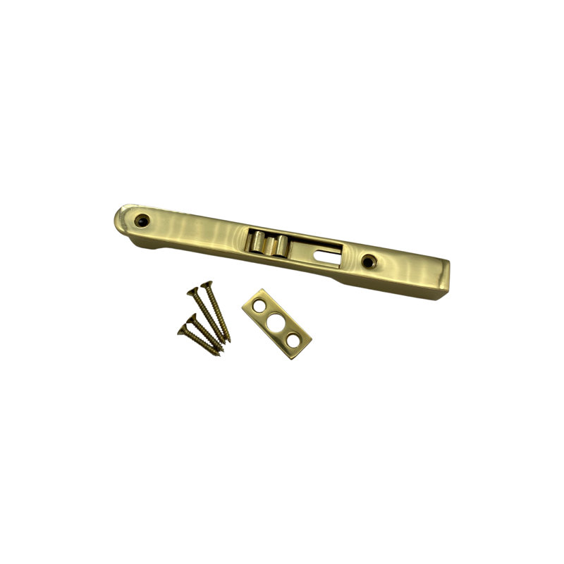 Deltana 7FBR3 7" Flush Bolt; Heavy Duty; Bright Brass Finish