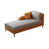 Orange / gris clair