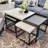 Ensemble de tables basses 3 pièces Alpha Home-612100789