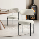Crossland Kitchen Dining Chair, Industrial Upholstered Chairs For Home, Living Room Side Chairs