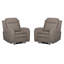 Fauteuil inclinable électrique Aboubakr avec massage thermique et auto-glissement-120142230