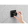 3/4" Shower Valve With Extra High Flow, Adjustable Brass Handle In Matte Black, Construction, Precise Temperature, Flow And Volume Management Cast Metal Control Valve, Handle, Black Finish,