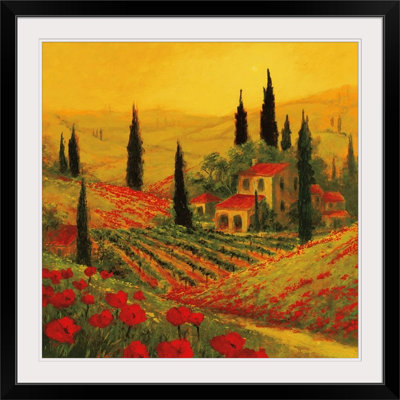 Poppies Of Toscano " Poppies Of Toscano II " by Art Fronckowiak