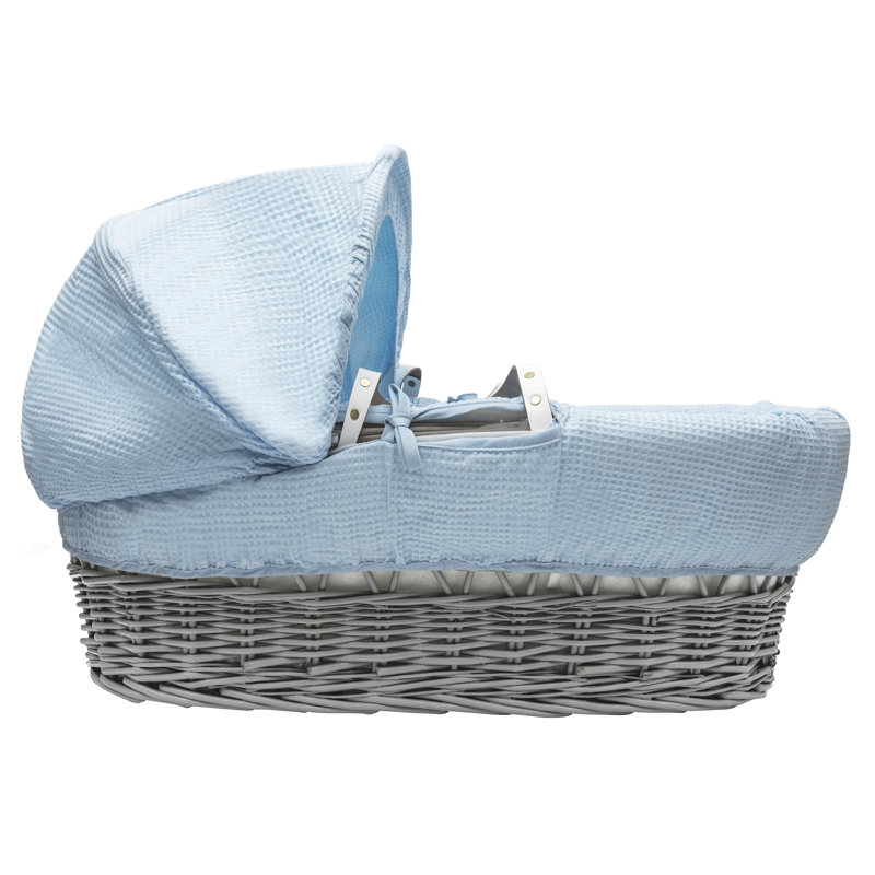 Moses Basket With Stand with Bedding with Mattress