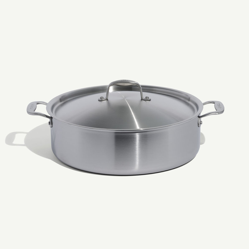 Stainless Clad 10 qt. Rondeau with Lid, 10 Qt.