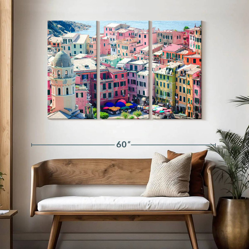 Gillard Vernazza Old Village, H 32 po x l 50 po
