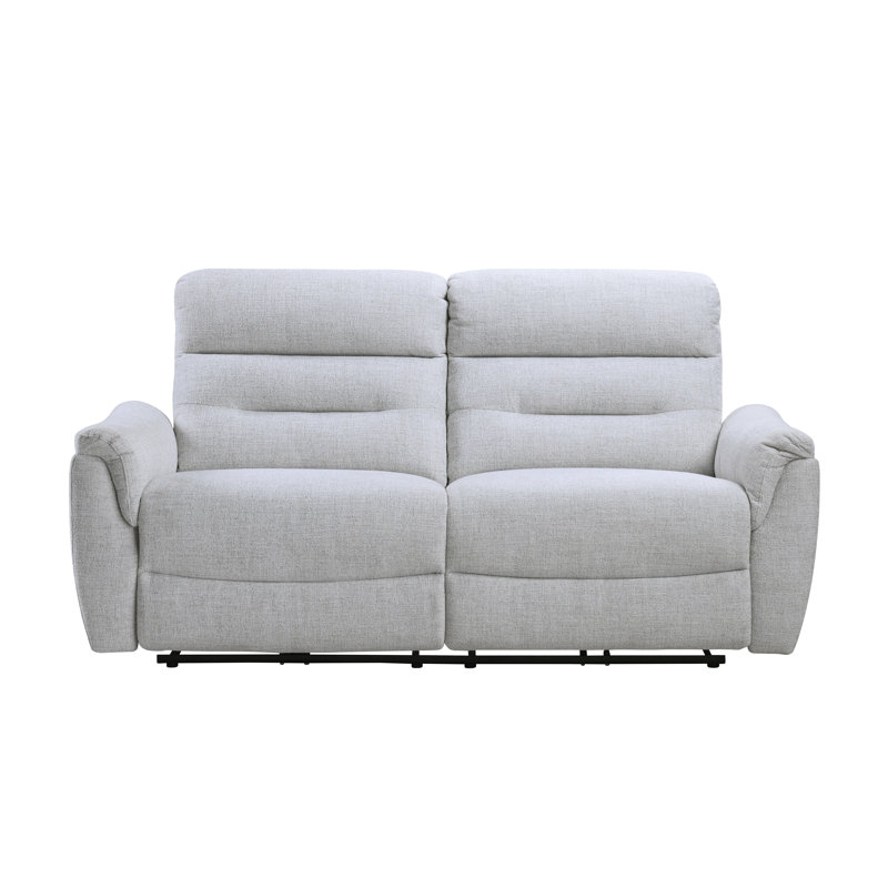 Eastre Gray Chenille Power Motion Sofa W/Usb Port